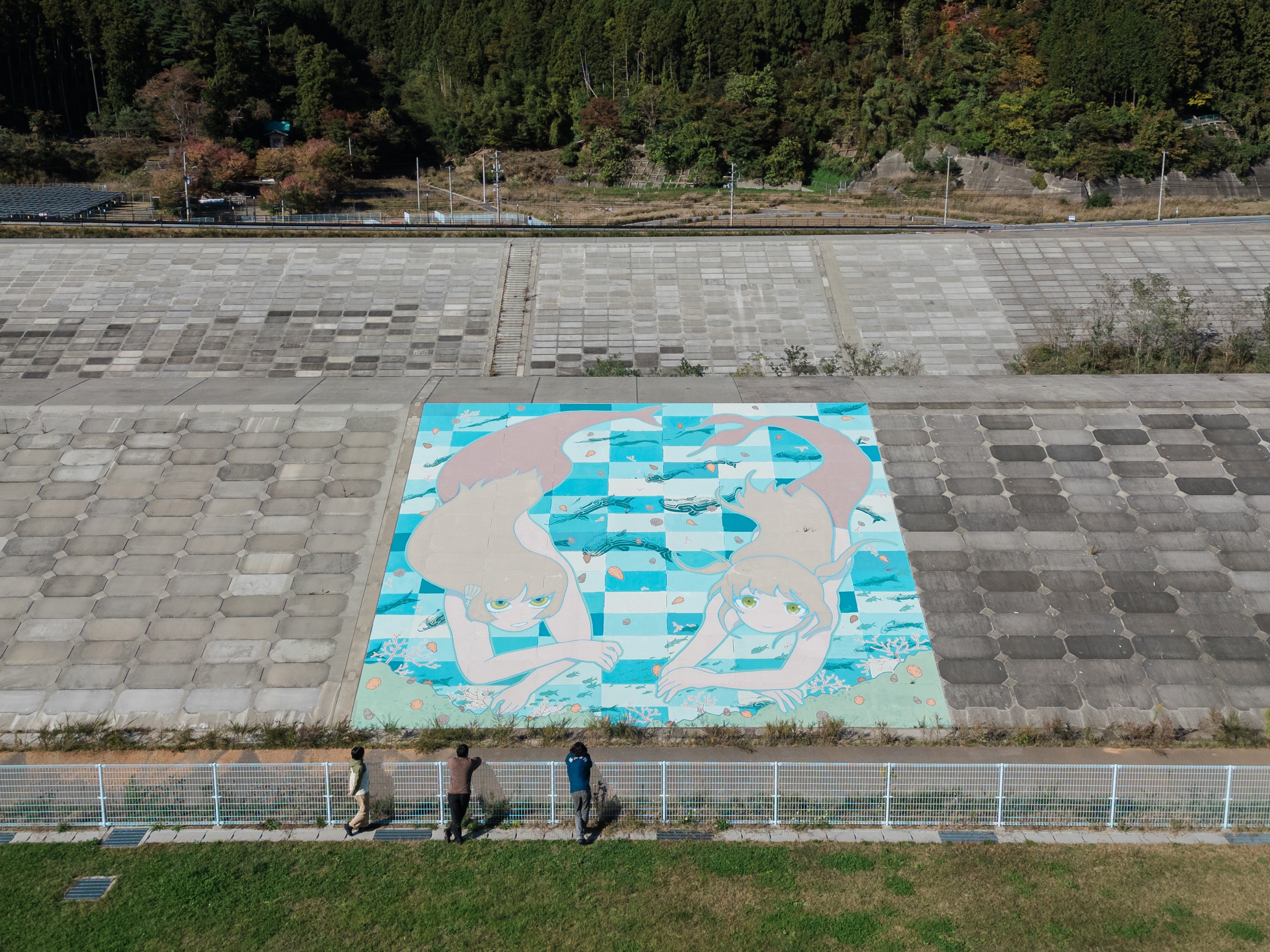 We saw mermaids.|人魚を見た