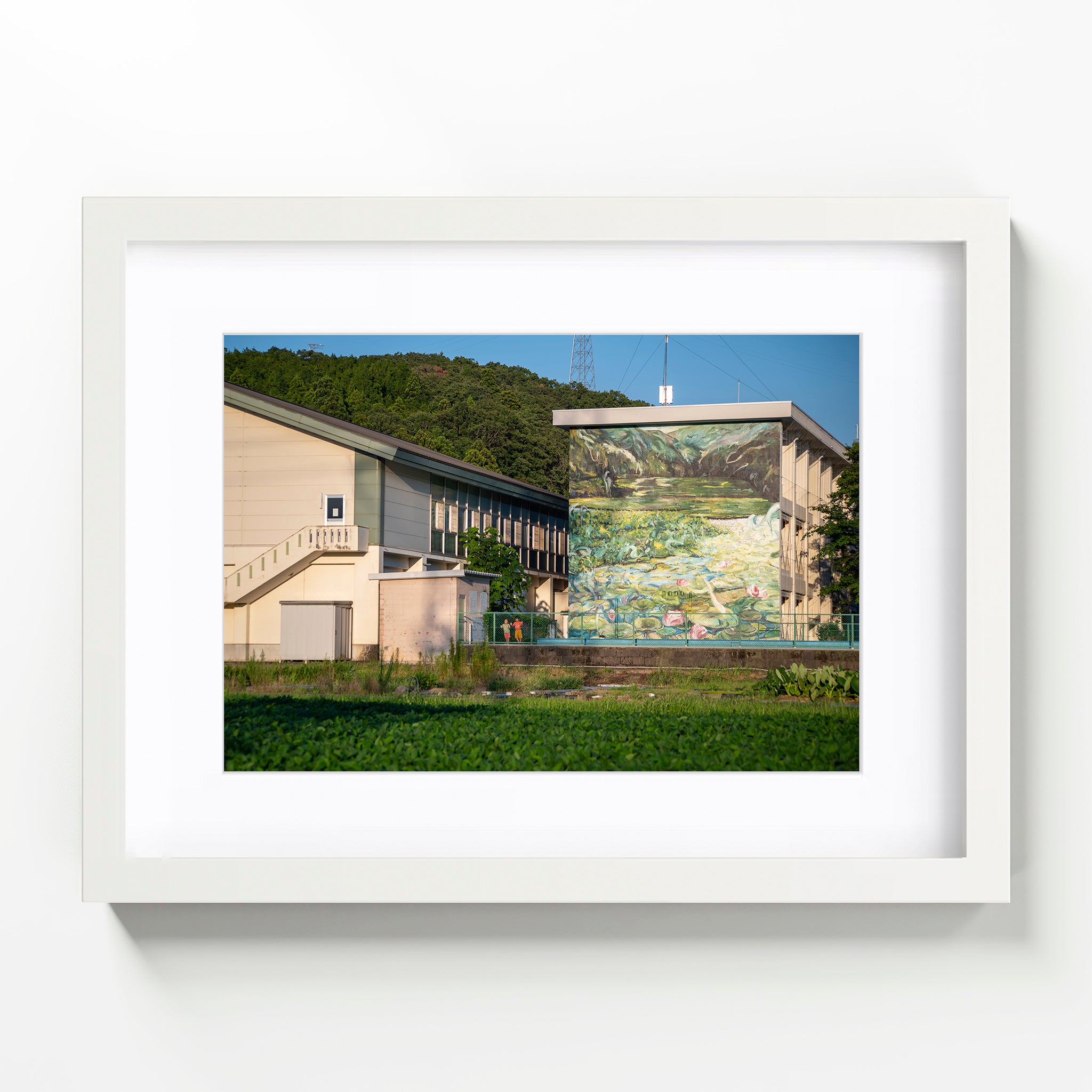 【地上絵 One day in lotus valley】プリント作品