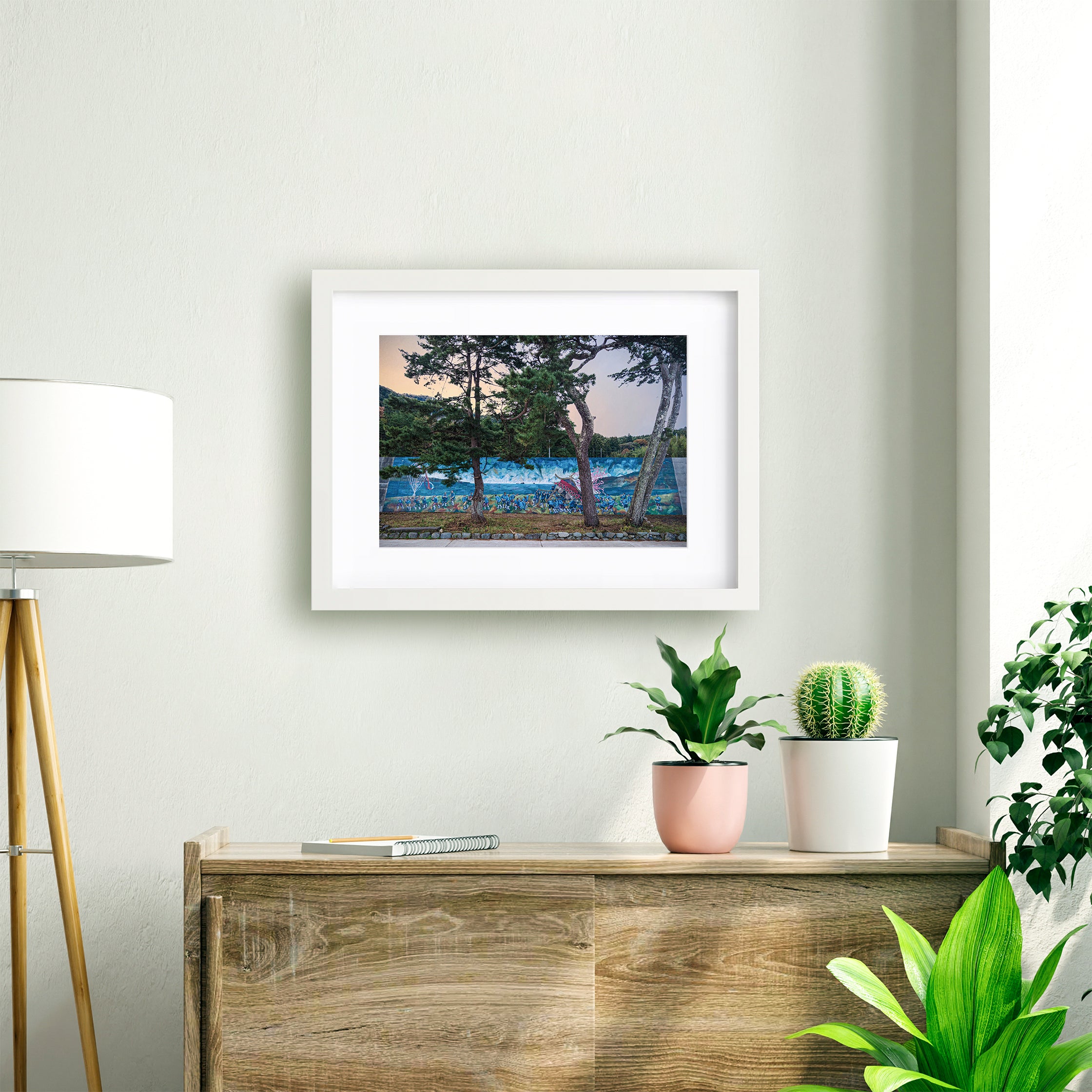 【壁画 BIG CATCH】プリント作品