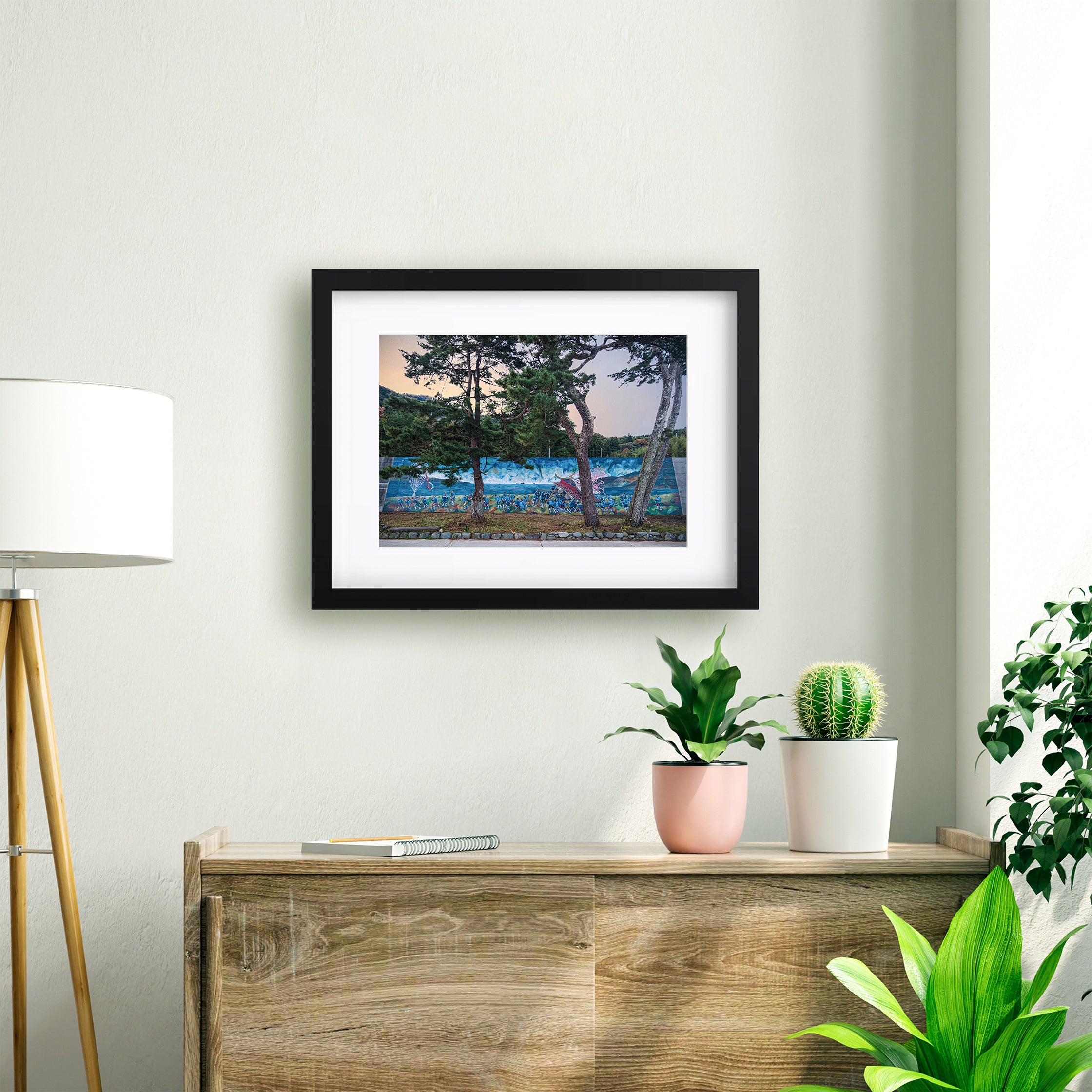 【壁画 BIG CATCH】プリント作品