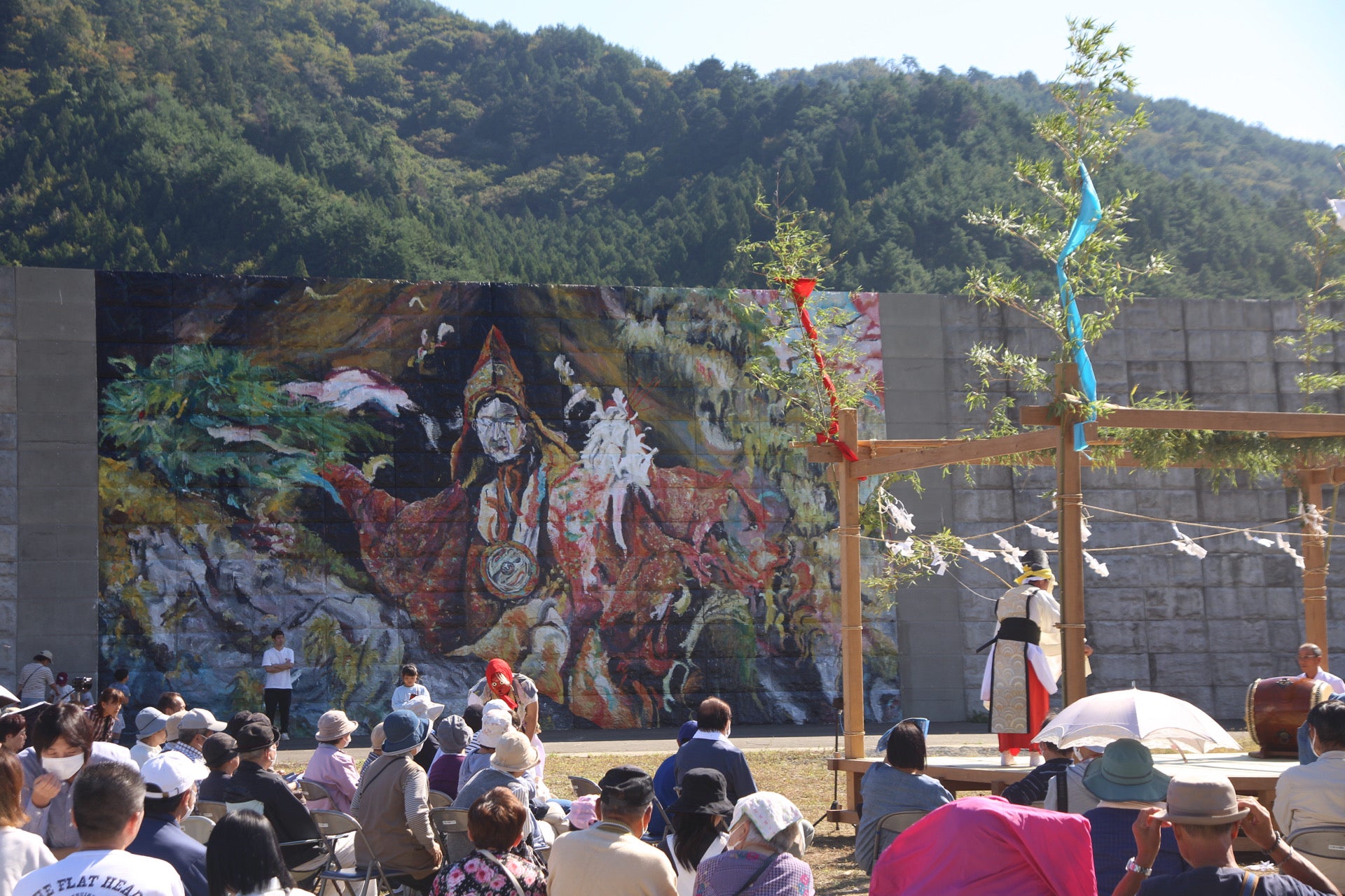 岩戸開 壁画原画Tシャツ