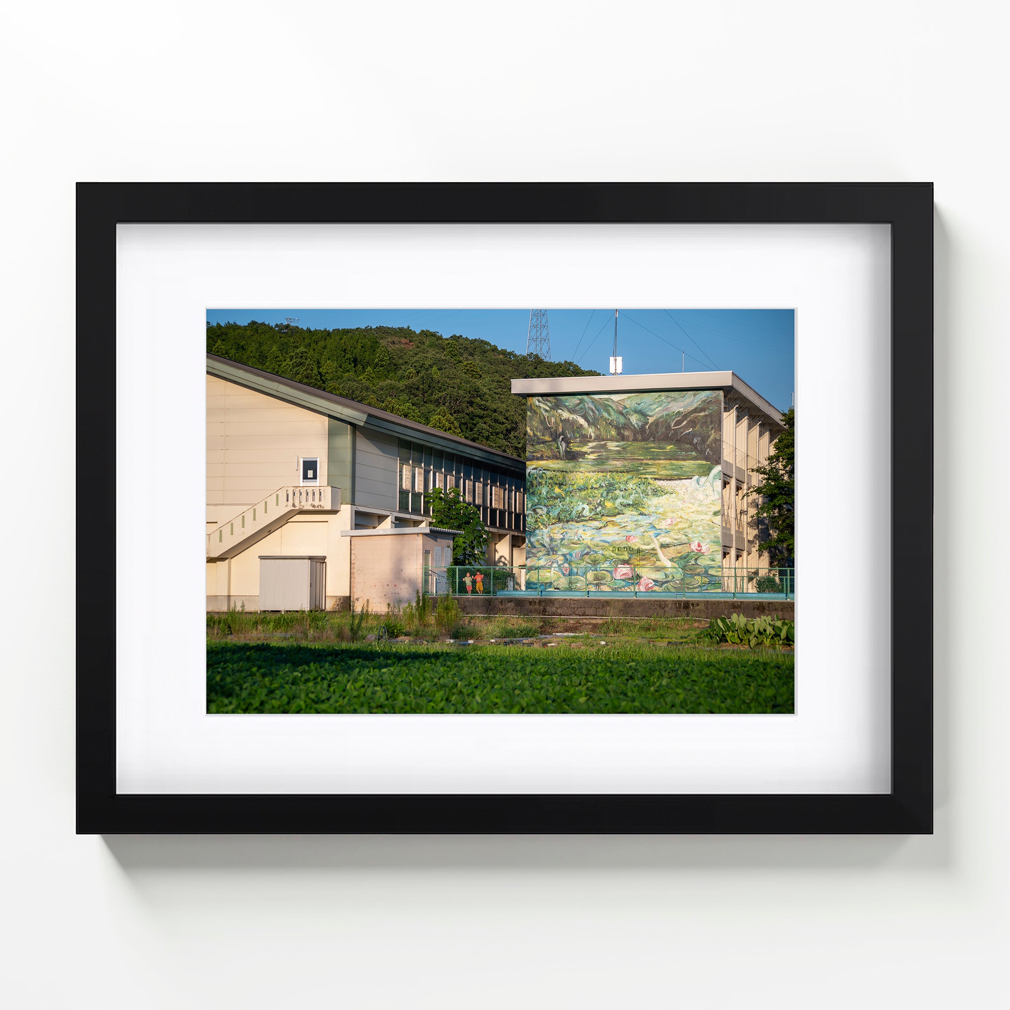 【地上絵 One day in lotus valley】プリント作品