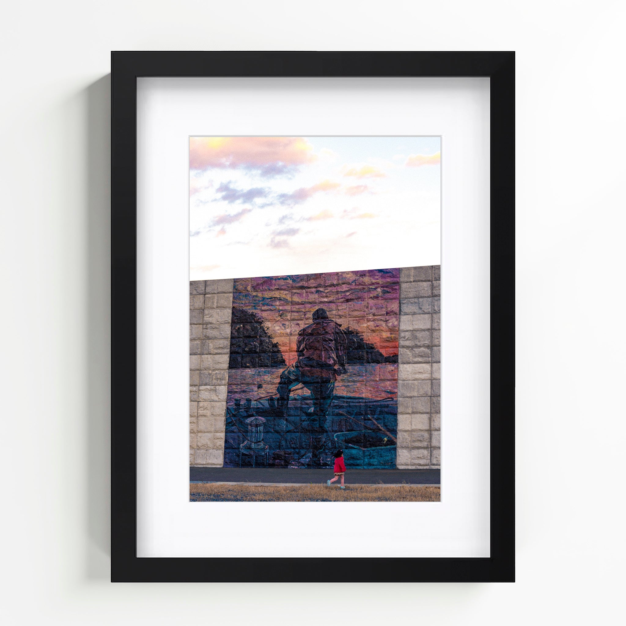【壁画A FISHERMAN】プリント作品
