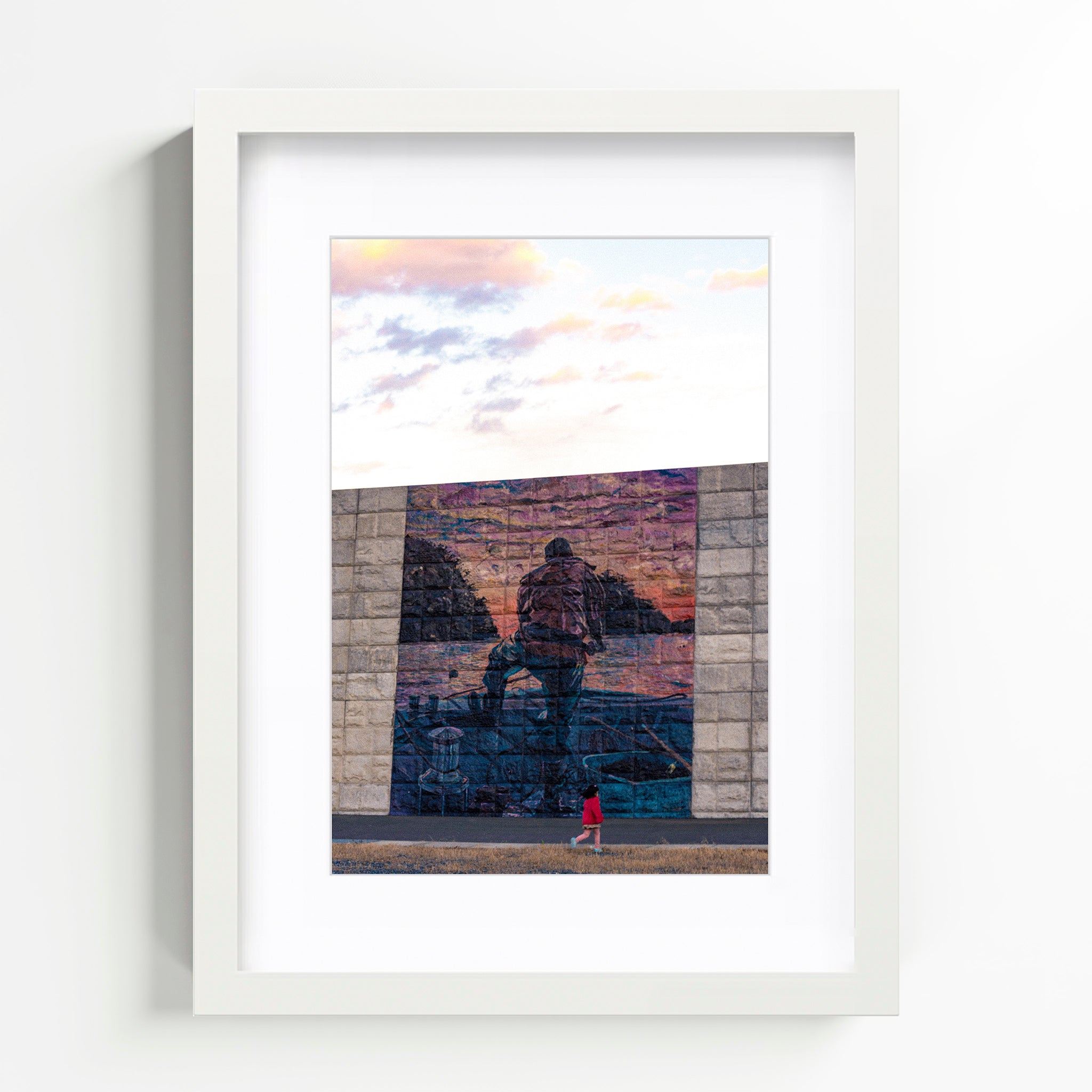 【壁画A FISHERMAN】プリント作品