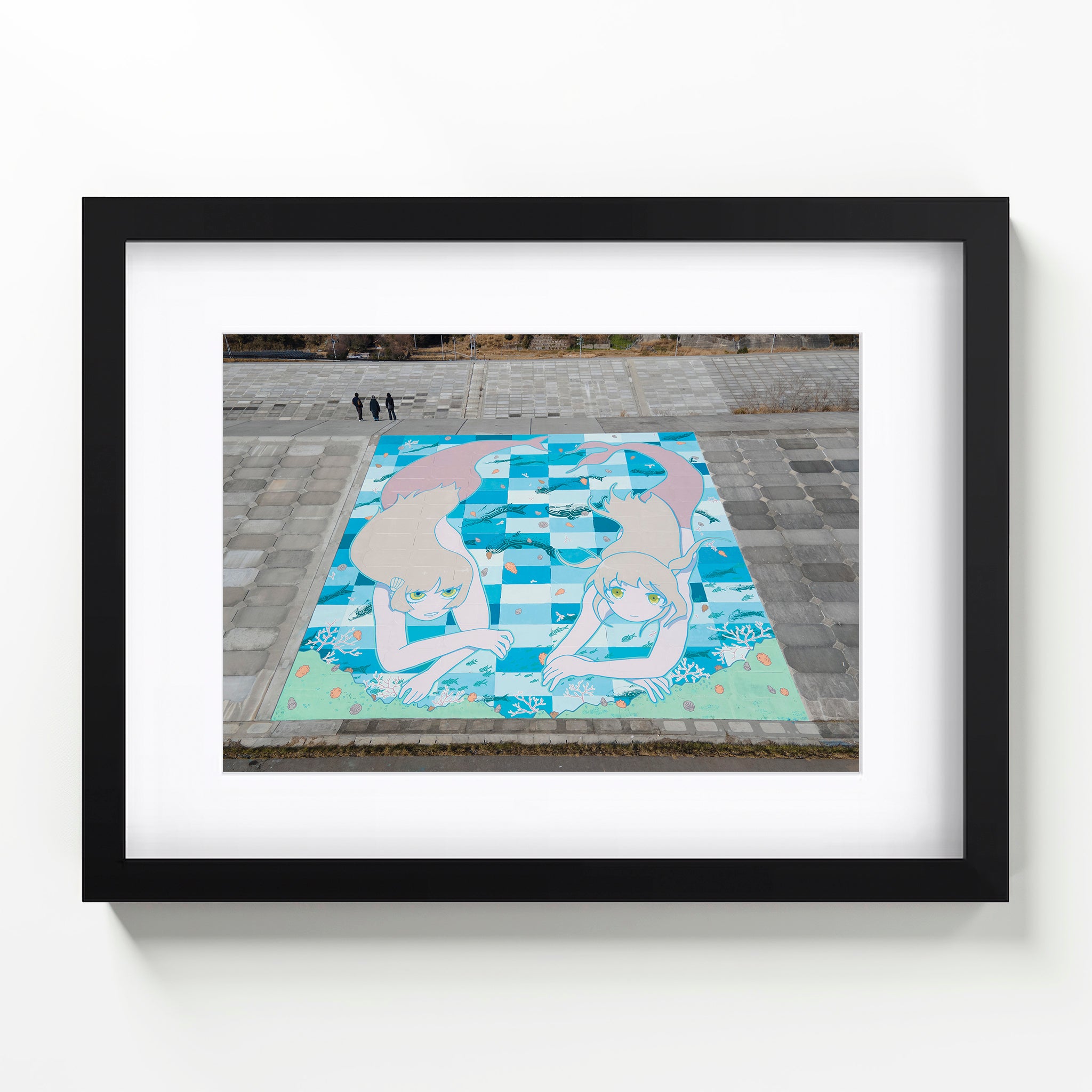 【壁画 I SAW A MERMAID】プリント作品