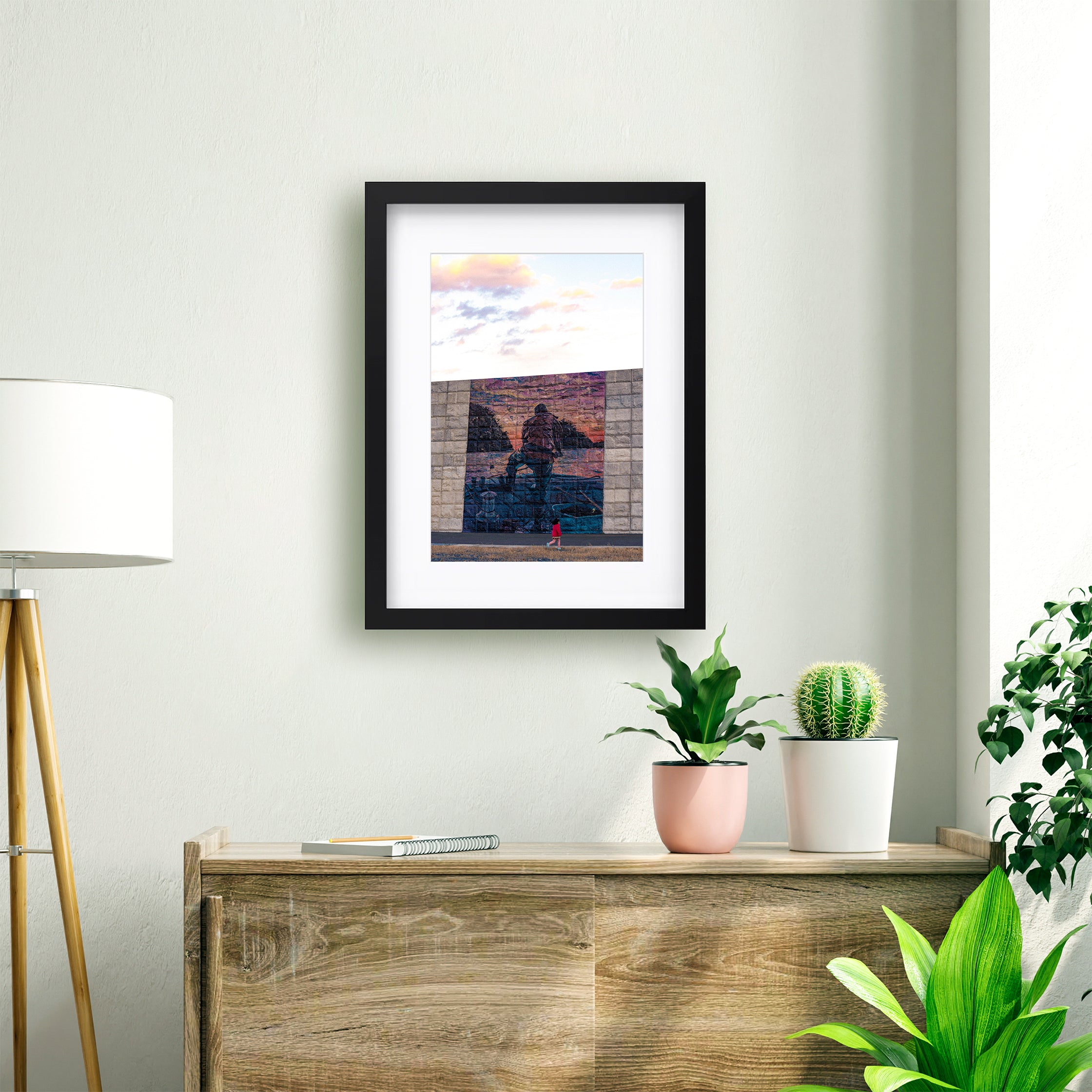 【壁画A FISHERMAN】プリント作品