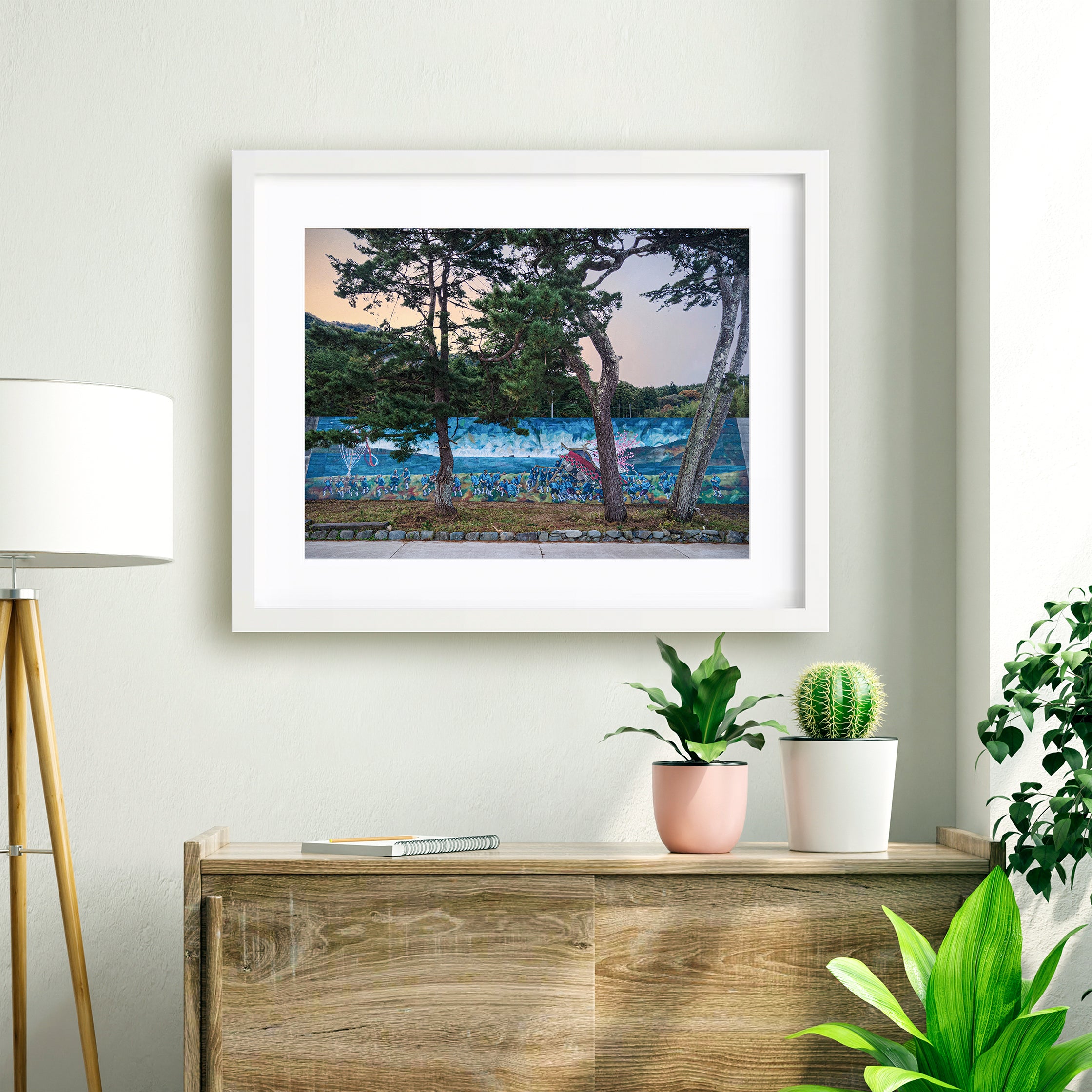 【壁画 BIG CATCH】プリント作品