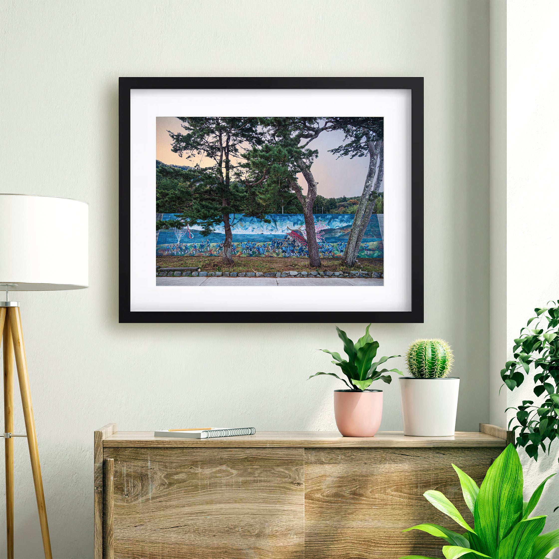 【壁画 BIG CATCH】プリント作品